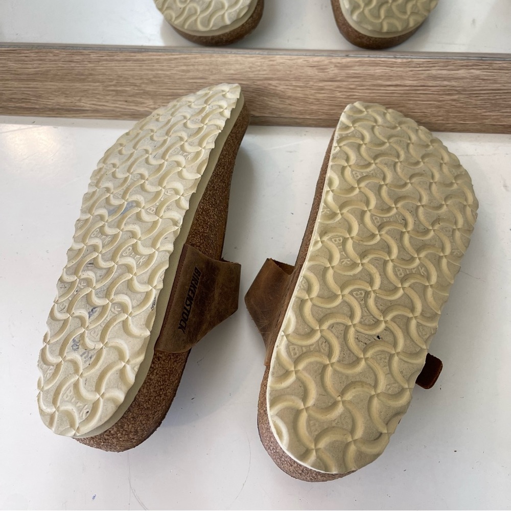 Birkenstock Brown Braided Thong Sandals - Picture 8 of 8